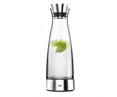 Emsa Carafe, Station de Refroidissement, 1 Litre, Fermeture Automatique, Verre/Inox, Flow Classic, 515668
