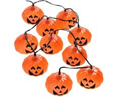 WeRChristmas Guirlande LED avec 10 citrouilles pour dÃ©coration dhalloweenÂ âÂ Orange