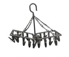 JVL SÃ©choir Ã Linge Pliable avec 20 Pinces Ã Linge