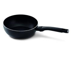 Kitchen Fun by Beka 13850204 Mini Poêle Wok, Aluminium, Noir, 20 cm
