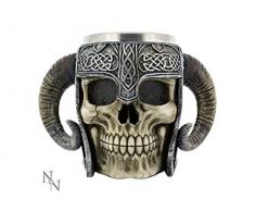 Nemesis Now B2091F6 Tasse en rÃ©sine avec insert en acier inoxydable Marron 16 cm