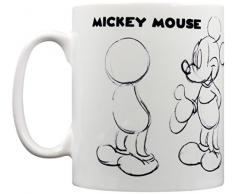 Disney MG24034 Mickey Mouse (Sketch Process) Mug, Multicolore