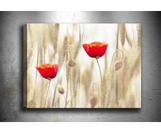 Bonamaison Peinture sur toile, multicolore, 70 x 100 cm - Conçu et fabriqué en Turquie