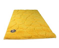 GÃ¶zze 1032-13-060100 Tapis de Bain Ã©ponge Jaune 60 x 100 cm
