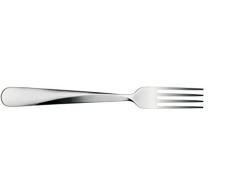 Alessi Uns03/12 Giro Fourchette de Service en Acier Inoxydable 18/10 Brillant