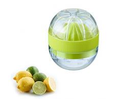Westmark Petite Presse Agrumes avec rÃ©servoir et Couvercle, diamÃ¨treâ¯: 7,2Â cm, contenance 100Â ML, Plastique, Fresh and Fruity, Transparent/Vert, 30932280