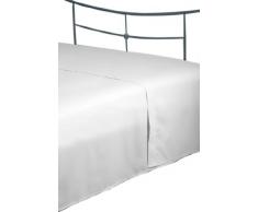 Belledorm Drap plat 100 % coton Ã©gyptien 400 fils/cmÂ² Taille : 178 cm x 254 cm Blanc