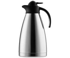 Helios Safir Pichet Isotherme en Acier Inoxydable 2,0 l DT Noir