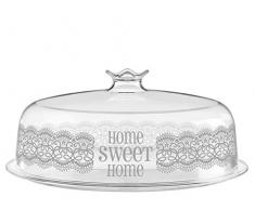 Cosmoplast S.P.A 6425 Cosmopl.26 Home BCO 1397 Assiette Ã tarte Transparent