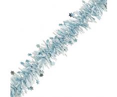 Autour de Minuit 5GUS150BL Guirlande avec Motifs PVC Bleu 2m/DiamÃ¨tre 9 cm