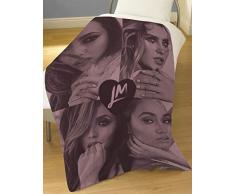 Little Mix Couverture Polaire en Polyester Multicolore 100 x 150 cm