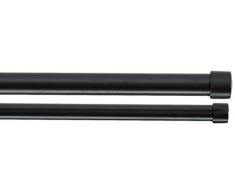AmazonBasics Tringles à rideaux en double - 36 - 72, Noir