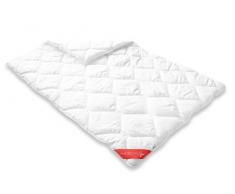 Badenia Bettcomfort Trendline Micro, Duvet, pour lhiver, Blanc, 135 x 200 cm