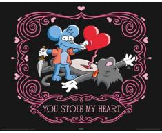 Empire Mini Poster The Simpsons Stole My Heart avec Accessoires