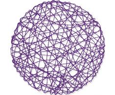 nuances du monde set de table (0)38cm fibre papier scouby prune