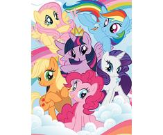 My Little Pony WDC99849 Toile ImprimÃ©e, Multicolore, 60 x 80 cm