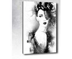 Bonamaison Peinture sur toile, multicolore, 40 x 60 cm - Conçu et fabriqué en Turquie