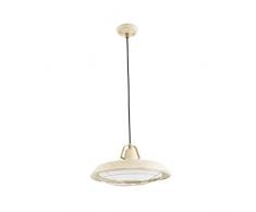 Faro Barcelona 66211 PLEC LED Lampe suspension blanc cassé