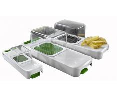 Alligator 3080 Family Râpe à Fruits, légumes et oignons, 4 ustensiles de Cuisine pour Couper Rapidement et proprement