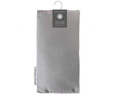 coton dintÃ©rieur housse de coussin 60x60 cm coton panama gris/dragee