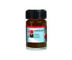 Marabu Pot 15Â ML, Porcelaine, Peinture, Cacao, 2.8 x 2.8 x 4.2 cm