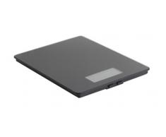 mastrad F76600 Balance Culinaire Verre Trempé/Plastique Noir 23 x 17 x 1,5 cm