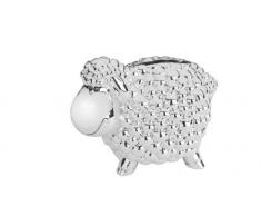 Zilverstad 6070261 Tirelire Mouton ArgentÃ© LaquÃ©