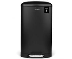 Poubelle de Cuisine Ã pÃ©dale Acier Inoxydable Les Collectors nÂ°867 Grande CapacitÃ© 40 L, Pratique, Sceau intÃ©rieur Amovible, Design Ã©lÃ©gant Finition Mat, RÃ©sistante, Fermeture Couvercle silencieuse