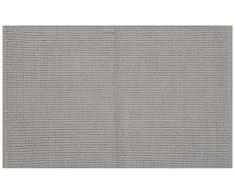 Toulemonde Bochart 02058-6090-SILV Collection Bains Tapis Trendy Coton Argent 90 x 60 cm