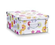 Zeller 17853 Boite de rangement en carton Kids, 32,5 x 10 x 27,5 cm