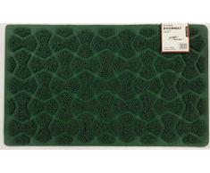 Nicoman Paillasson en Forme de nÅud Papillon, Paillasson Spaghetti Lavable au Jet, Vert, 75x44cm