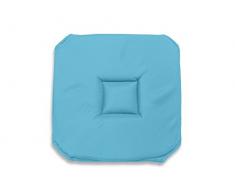 Soleil dOcre 008236 Alix Dessus de Chaise Gobelin Polyester Bleu/Turquoise 40 x 40 x 3 cm