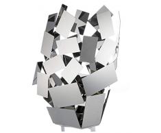 Alessi MT10Â la piÃ¨ce du scirocco au crÃ©puscule Lampe inoxydable 18/10, acier argent