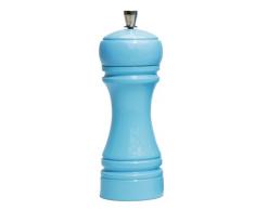 MARLUX 345 Moulin Ã Gros Sel Blanc HÃªtre LaquÃ©/Broyeur Inox Turquoise 14 cm