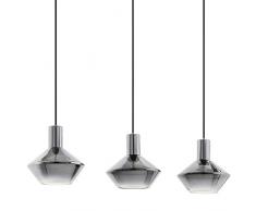 Eglo PONZANO Suspension Acier 60 W Nickel nero