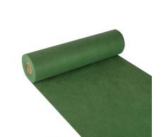 Papstar 84319 Chemin de Table, Non-tissé, Vert foncé, 41 x 10 x 10 cm