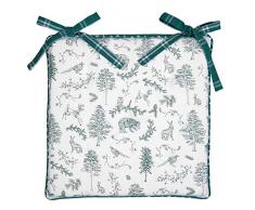 Clayre & Eef WF29 Coussin de Chaise avec Mousse 40 x 40 cm