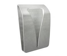 Fackelmann 61452 Crochet de Serviettes autocollante 5cm en INOX, Acier Inoxydable, Argent, 5 x 4 x 2,5 cm