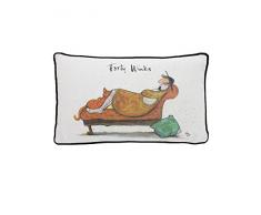 Sam Toft GP85324 Coussin 30 x 50 cm (Forty Winks), Coton, Multicolor, 30 x 50 x 11 cm