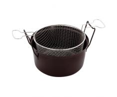 Baumalu - 0311308 - Friteuse du Nord - Acier Emaillé - Noir - 32 cm