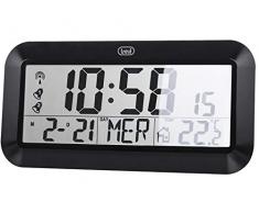 Trevi Om 3528Â d Horloge Murale, Noir, 25Â x 45Â x 8Â cm