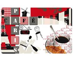 dÃ©corline set de table 28.5x44cm opaque cafe de paris