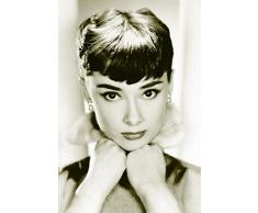 1art1 Audrey Hepburn Poster - SÃ©pia (91 x 61 cm)