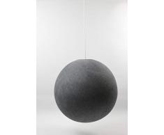 Cotton Ball Lights Lampe suspension 36Â cm, coton, MID Grey