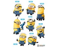 IMAGICOM WALLMIN39 Stickers Amovible et Repositionnable A3 2 Feuilles, Plastique, Multicolore, 29,7 x 5 x 42 cm