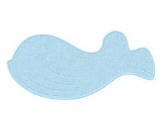 Kleine Wolke Kleine Wolke Moby Tapis de Baignoire en Textile Bleu 35 x 75 cm 35 x 75 cm