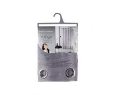 douceur dintÃ©rieur panneau a oeillets 140x240 cm voile arc en ciel taupe