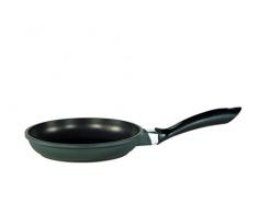 KRÃGER 21728 Poêle Leipzig Plat 28 cm, Cast Aluminium, Noir