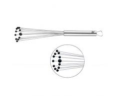 WMF Profi Plus fouet flexi, 27 cm, fouet avec billes de silicone, acier inoxydable Cromargan partiellement mat, silicone, fouet, fouet, va au lave-vaisselle