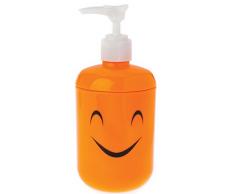 Spirella 40.07328 SMILING Distributeur Ã savon Plastique Orange 7 x 7 x 16 cm